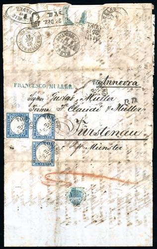 SARDEGNA-GERMANIA 1861 - 20 cent. ... 