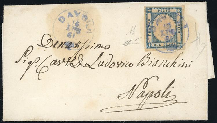 DAVOLI, cerchio piccolo azzurro ... 