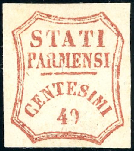 1859 - 40 cent. rosso bruno, I ... 