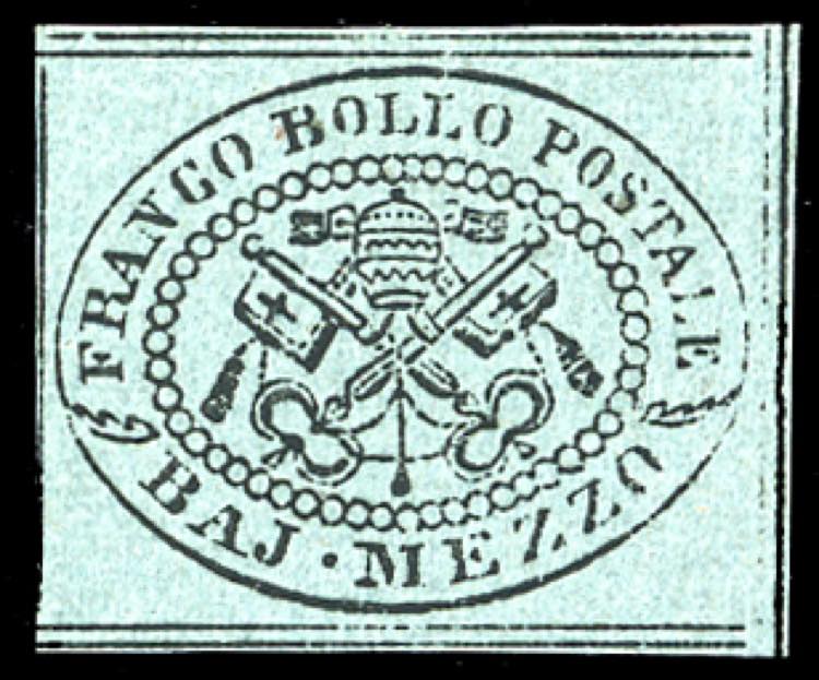 1852 - 1/2 baj grigio verdastro ... 