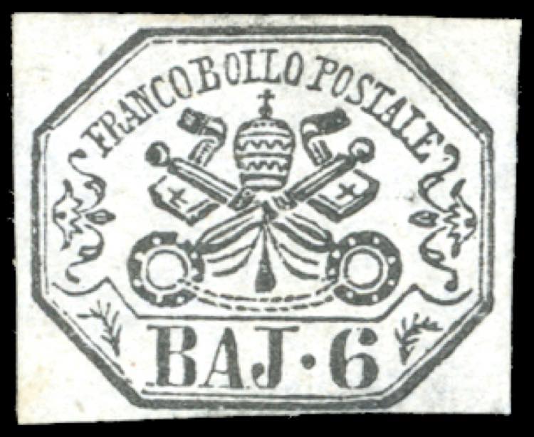 1864 - 6 baj lilla grigio (7A), ... 