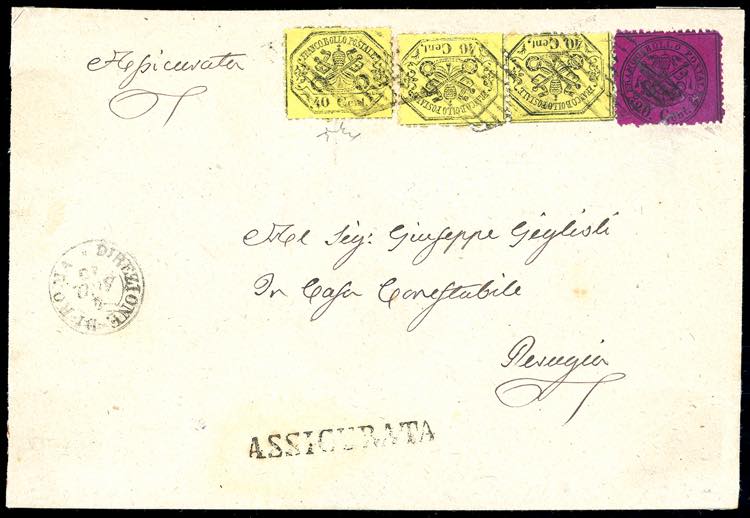 1870 - 20 cent. solferino, 40 ... 