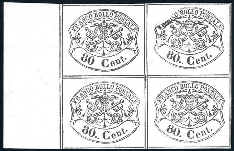 1889 - 80 cent. (20), ristampa ... 