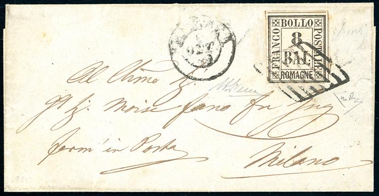1859 - 8 baj rosa (8), perfetto, ... 