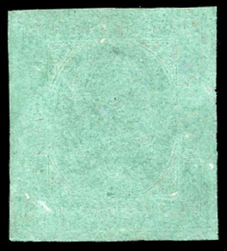 1853 - 5 cent. verde (4), gomma ... 
