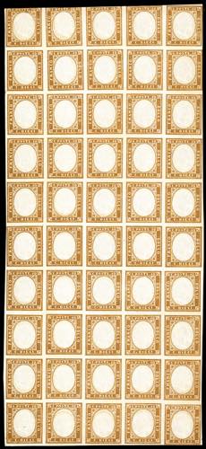 1863 - 10 cent. bistro scuro ... 