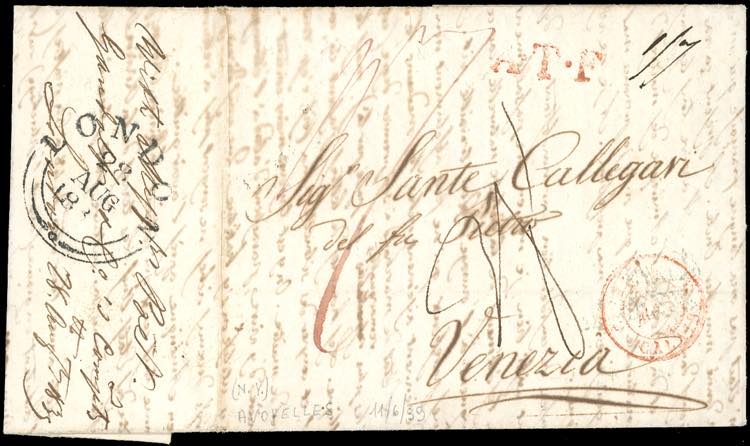 LOMBARDO VENETO-STATI UNITI 1839 - ... 