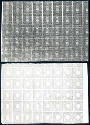 1861 - 1 cent. grigio nero per ... 