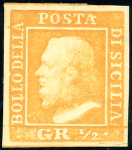 1859 - 1/2 arancio, I tavola, ... 