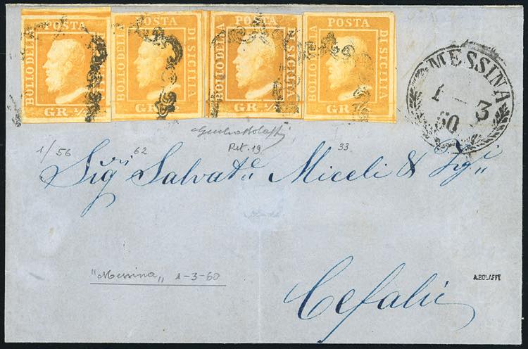 1860 - 1/2 grano, tinta intermedia ... 