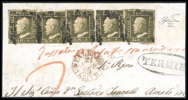 1859 - 1 grano verde oliva III ... 