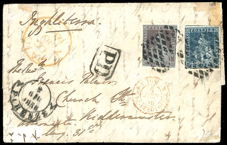 TOSCANA-GRAN BRETAGNA 1856 - 6 ... 