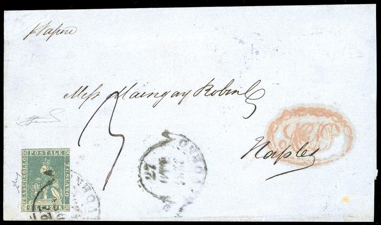 1858 - 2 crazie verde grigio ... 