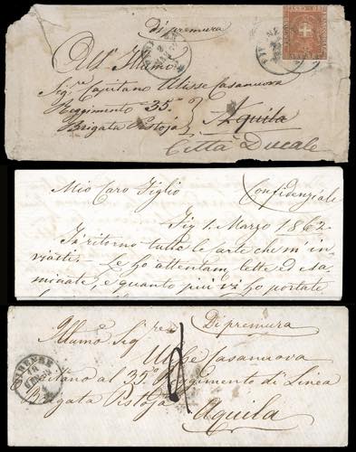 1862 - 80 cent. carnicino (22), ... 