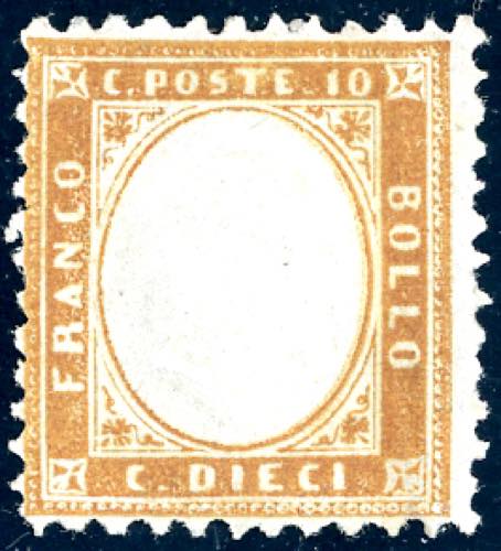 1862 - 10 cent. bistro arancio ... 