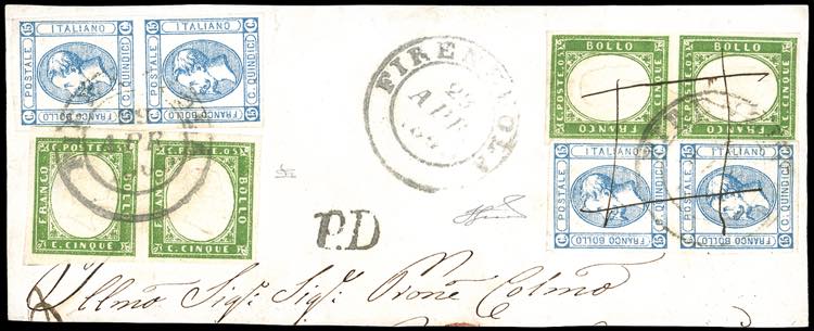 1863 - FIRENZUOLA, doppio cerchio ... 