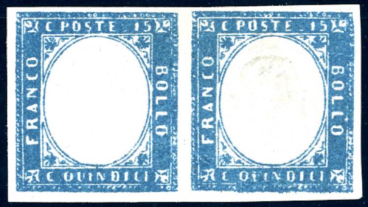 1863 - 15 cent. cobalto verdastro ... 