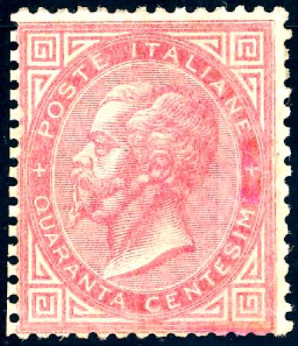 1866 - 40 cent. De La Rue, ... 