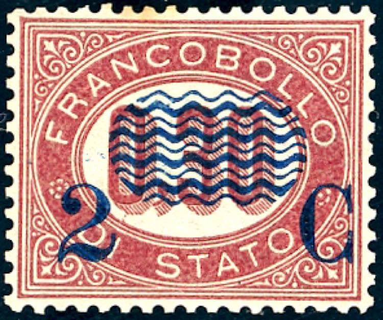 1878 - 2 cent. su 0,30 lire ... 