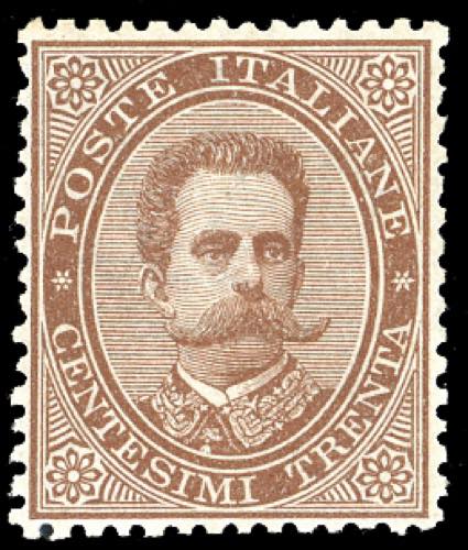 1879 - 30 cent. Umberto I (41), ... 