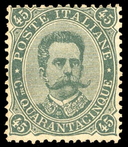 1889 - 45 cent. Umberto I (46), ... 