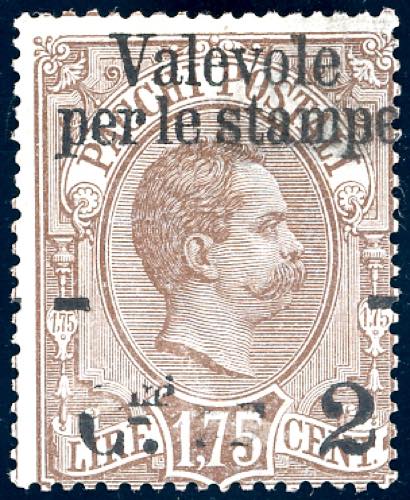 1890 - 2 cent. su 1,75 lire ... 
