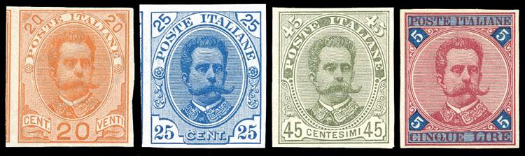1891/96 - 20 cent., 25 cent., 45 ... 