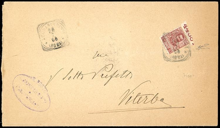 1908 - 10 cent. Floreale (71), ... 