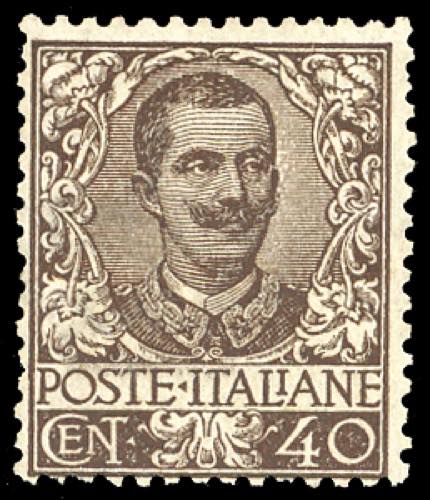 1901 - 40 cent. Floreale (74), ... 