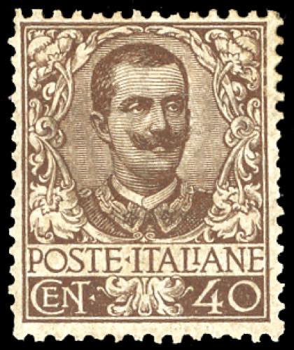1901 - 40 cent. Floreale (74), ... 