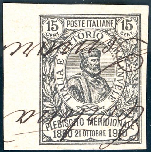 1910 - 15 + 5 cent. Garibaldi ... 