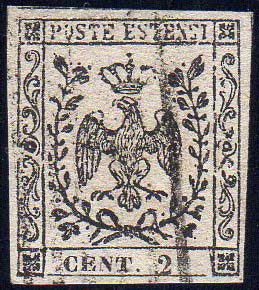 1852 - 25 cent. camoscio, varietà ... 