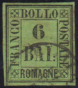 1859 - 6 baj verde giallo (7), ... 