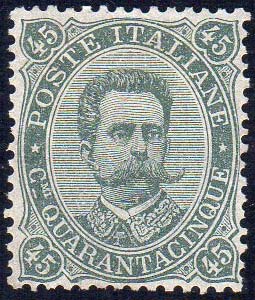 1889 - 45 cent. Umberto I (46), ... 