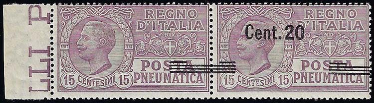 1924 - 20 cent. su 15 cent., ... 