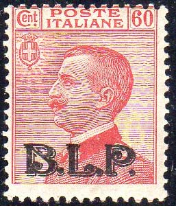 1922 - 60 cent., soprastampa BLP ... 