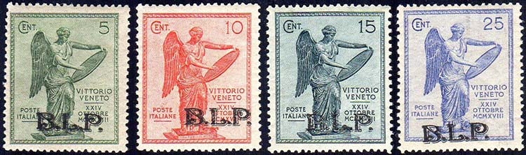 1922 - Vittoria, soprastampati ... 