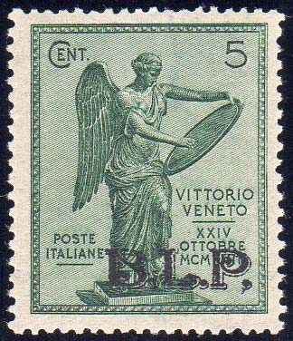 1922 - 5 cent. Vittoria, ... 