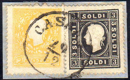 1859 - 2 e 3 soldi II tipo ... 