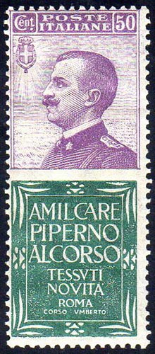1924 - 50 cent. Piperno (13), ... 