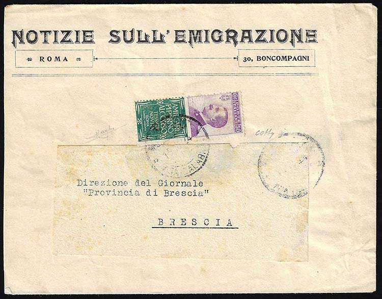 1924 - 50 cent. Piperno (13), ... 