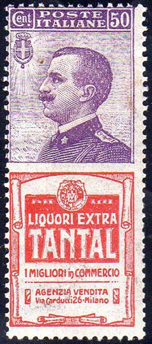 1924 - 50 cent. Tantal (18), gomma ... 