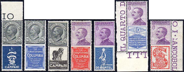 1924 - Lotto di sette esemplari di ... 