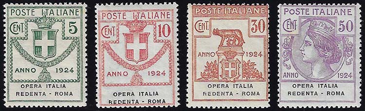 OPERA ITALIA REDENTA 1924 - Serie ... 