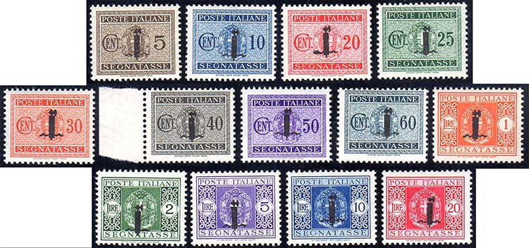 1944 - Soprastampati fascetto ... 