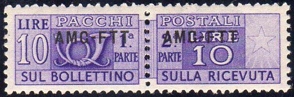 PACCHI POSTALI 1950 - 10 lire ... 