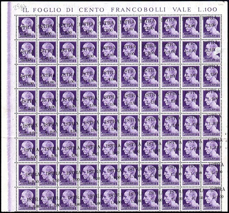 OCC. JUGOSLAVA ISTRIA 1945 - 2 ... 