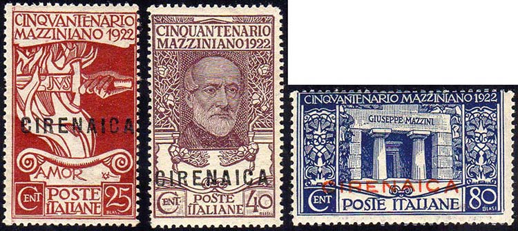 1922 - Mazzini, serie completa dei ... 