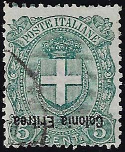 1897 - 5 cent., soprastampa ... 