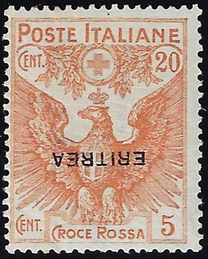 1916 - 20 + 5 cent. Croce Rossa, ... 